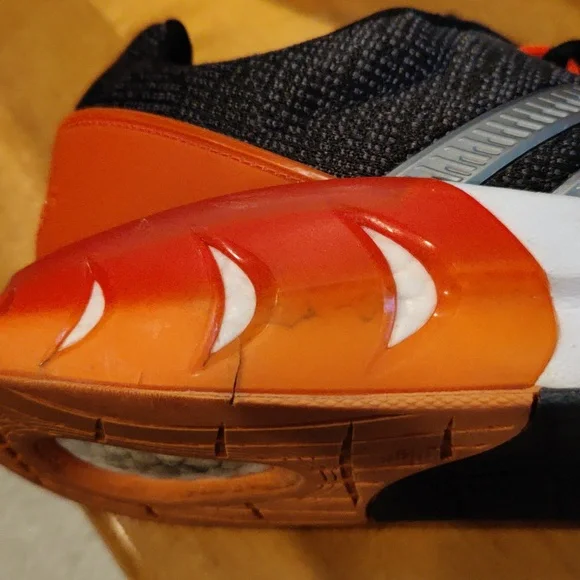 Adidas Kaptir Super Trail running shoes black orange white and gray size 9 - Picture 10 of 11